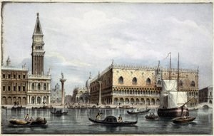 Le mole vu du canal - “Venedik