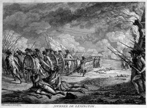 Lexington Günü (Massachusetts, ABD), 19 Nisan by Unknown artist