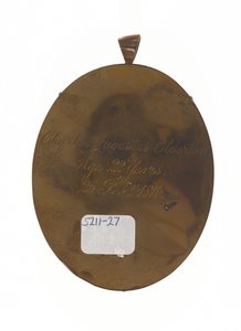 Teğmen Charles Augustus Elderton (1789-1841), 9. Madras Yerli Piyade, 25 Şubat 1811 (fildişi üzerine minyatür) by Unknown artist