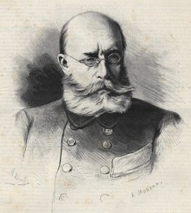 Louis Léon César Faidherbe (1818 - 1889) Fransız general ve sömürgeci, 19. yüzyıl gravürü. Bianchetti Koleksiyonu by Unknown artist
