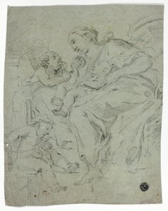 madonna ve çocuk by Unknown artist