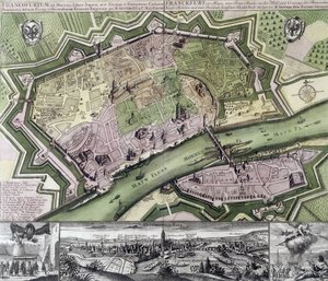 Frankfurt Haritası by Unknown artist