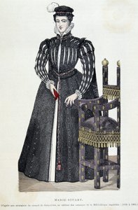 Marie Stuart - gravür by Unknown artist