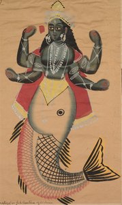 Matsya, Vishnu'nun Balık Avatarı by Unknown artist