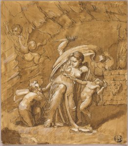 Medea Çocuklarını Öldürüyor by Unknown artist