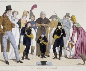 Sokaktaki müzisyenler: genç sanatçılar (korna) - Carnavalet by Unknown artist