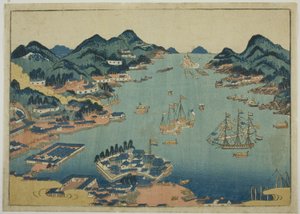Nagasaki Limanı by Unknown artist