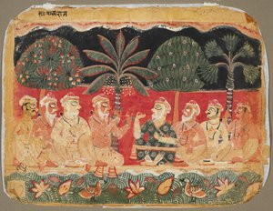 Nanda ve Yaşlılar, bir Bhagavata Purana
