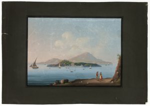 Vezüv ile Napoli by Unknown artist