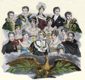 Napolyon Bonapart ve ailesi by Unknown artist