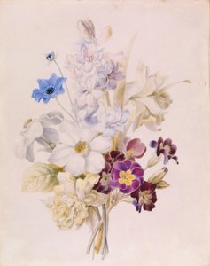 Nergis ve Diğer Çiçekler by Unknown artist
