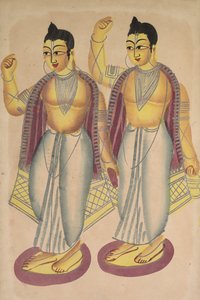 Nitai ve Gaur by Unknown artist
