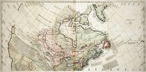 Kuzey Amerika, 1765 civarı (renkli gravür) by Unknown artist