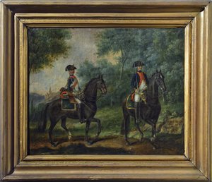 Mestre de Camps alayının subayı ve askeri, 1790