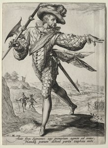 İmparator Rudolf II'nin Koruma Memurları ve Askerleri: Çavuş by Unknown artist