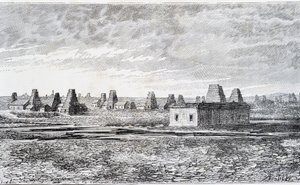 Petrol kuyuları, Bakü, Kafkasya (Nobel) by Unknown artist