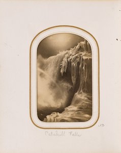 [Donmuş bir şelale resmi] by Unknown artist