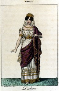 Pauline Viardot - Garcia (1821-1910), Didon rolündeki Fransız şarkıcı. Saverio Mercadante