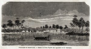 Fransız Guyanası Saint Louis Penitencier, hükümet adına münhasıran ağaç dikmek için örgütlenmiş, 1859
