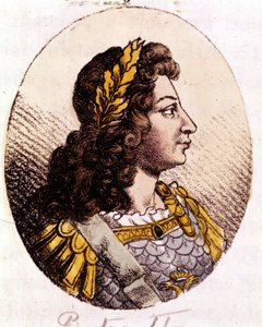 Peter II (1715-1730). Rusya İmparatoru (1727-1730). 19. yüzyılın başından itibaren gravür by Unknown artist