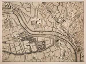 Richmond, Syon ve Kew Planı by Unknown artist