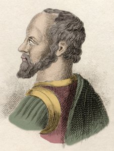 Anne de Montmorency, Montmorency Dükü (1492-1567), Fransız askeri, devlet adamı ve diplomatın portresi. 19. yüzyılın gravürü. by Unknown artist