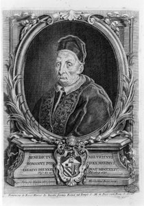 Benedict XIII (1649 - 1730) portresi. by Unknown artist