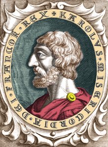 Charlemagne veya Büyük Charles I (742 - 814) Frank Kralı