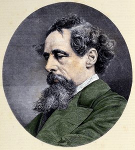 Charles Dickens (1812-1870), İngiliz yazar. by Unknown artist