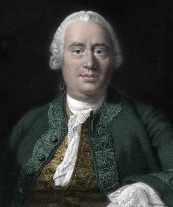 David Hume, İskoç filozof (1711-1776) portresi. by Unknown artist