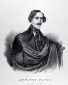 Giovanni Pacini, İtalyan besteci (1796-1867) portresi. by Unknown artist