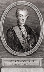 Gustave III (1746-1792), İsveç Kralı 1771-1792 gravürleri by Unknown artist