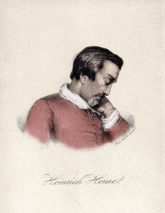 Heinrich Heine (1797-1856), Alman yazar. by Unknown artist