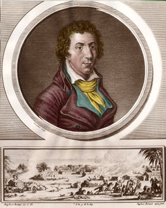 Jacques Pierre Brissot de Warville (1754 - 1793), Fransız gazeteci ve politikacı portresi. Köleliğin kaldırılmasının destekçisi olan Siyah Dostları Derneği