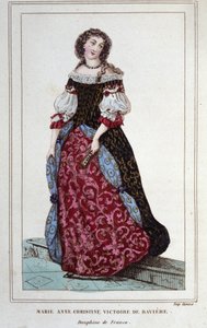 Mary - Anne - Bavyera Christine portresi. Münih by Unknown artist