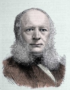 Werner von Siemens (1816-1892), Alman mühendis ve sanayici portresi. by Unknown artist