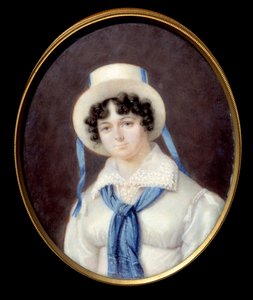 İngiliz macerasının portresi Sophie Dawes, Feucheres Baronesi (1790-1840), av kostümü içinde Anonim pastel boya 19. yüzyıl Chantilly, Musee Conde by Unknown artist