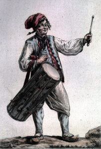 André Modeste Grétry (1741 - 1813), Paris 1787 tarafından “Biçerenler”de Pêre la Joie rolündeki Fransız tenor Antoine Davası'nın (1736 - 1795) portresi by Unknown artist