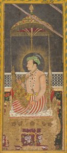 Bir gölgelik altında İmparator Jahangir