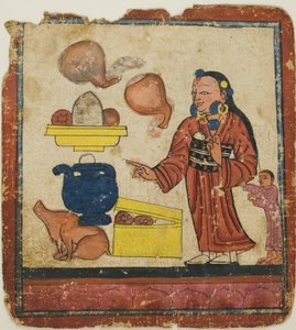 Bir İnisiyasyon Kartları Setinden Sunuların Sunulması (Tsakali) by Unknown artist