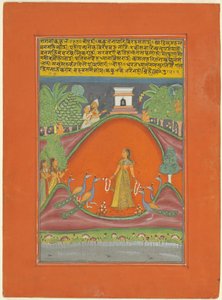 Ragini Kakubha, Jaipur Ragamala Setinden Bir Sayfa by Unknown artist