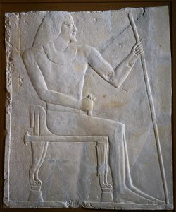 Nyankhnesut Oturan Rölyef by Unknown artist