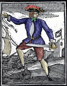 1718-1719 yıllarında aktif olan korsan Howell Davis