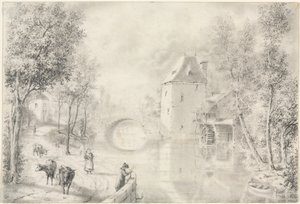 Eski Köprünün yanındaki yol by Unknown artist