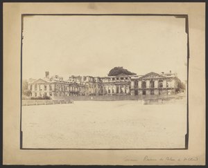 [Saint-Cloud Şatosu Harabeleri] by Unknown artist