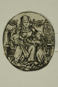 Aziz Anne, Bakire ve Çocuk by Unknown artist