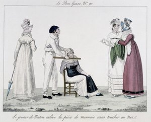 Saltimbanque: baton oyuncusu - “” İyi tür”” de, deb. 19. yüzyıl by Unknown artist