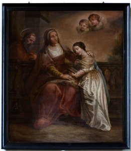 Scilderij, "Maria ve ailesi" by Unknown artist