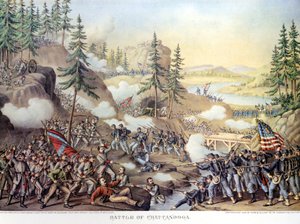 Ayrılık Savaşı (1861 - 1865) veya Amerikan Sivil Giuerre: 24-25/11/1863: Chattanooga, Tennessee