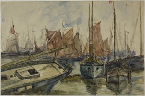 Limandaki Gemiler by Unknown artist